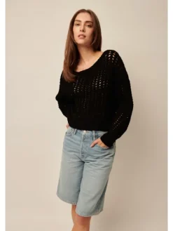 Evie Sweater in caviar