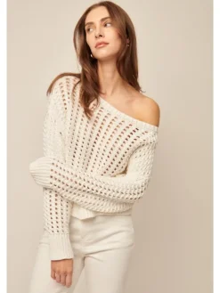Evie Sweater in chalk
