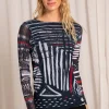 Florence Double Sheer Top in nostalgic