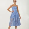 Florence STRAPLESS MIDI DRESS