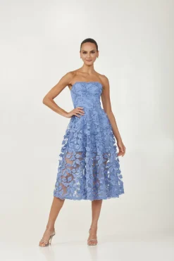 Florence STRAPLESS MIDI DRESS