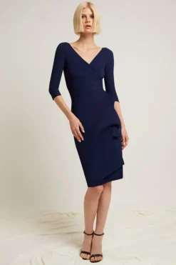 florien dress in blu notte