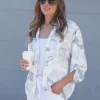 France Pant in pure white