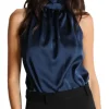 Freda Halter Top in Navy