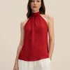 Freda’s Halter Top in Red