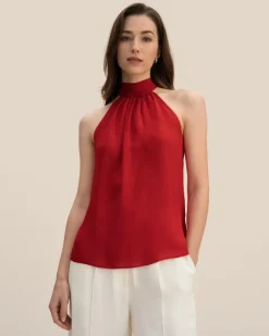 Freda’s Halter Top in Red
