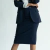 Freda’s Pencil Skirt in Navy