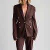 Freda’s Thumb Jacket in chocolate