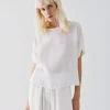 Furtado linen Top in white