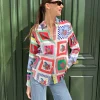 Gaby shirt in multicolour print