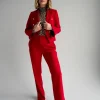 Gretta Pant in red