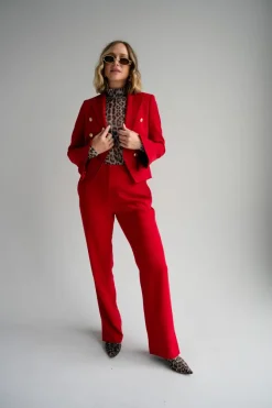 Gretta Pant in red