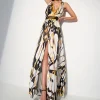 Hailey Printed Gown – size 2