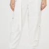 Harmony Parachute Pant in White
