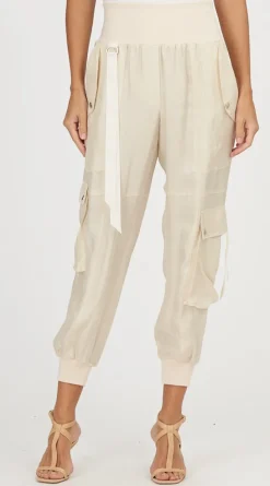 HARMONY PARACHUTE PANT IN LIGHT PLASTER – COMING SOON