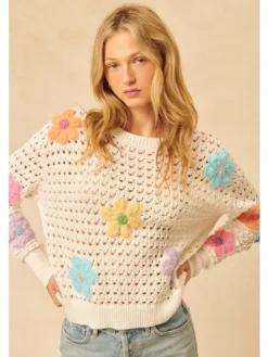 Helix blossom sweater