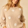 Hendrix Knit sweater in sandstone