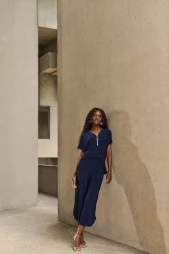 Iana Silky Knit Jumpsuit