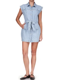 ILA DENIM DRESS IN BOUQUET – COMING SPRING’25