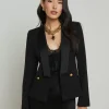 Imogen Satin Lapel Blazer