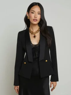 Imogen Satin Lapel Blazer