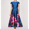 INA TEA LENGTH DRESS