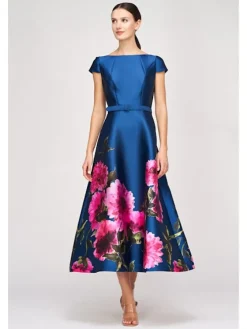 INA TEA LENGTH DRESS