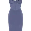 Isabel Dress in navy – small