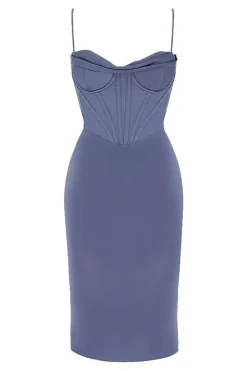 Isabel Dress in navy – small