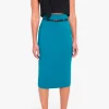 jackie o High waisted skirt in Jade-14