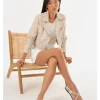 Janika Leather jacket in bone