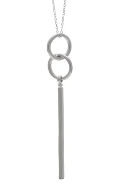 Jax Necklace in Rhodium