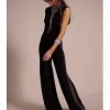 Jenna Gunmetal Stud Jumpsuit