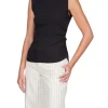 Juliet Ribbed Tank in black – coming spring’25