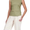 Juliet Ribbed Tank in sage – coming spring’25