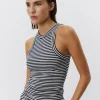 JULLIE STRIPE TOP – Navy Striped