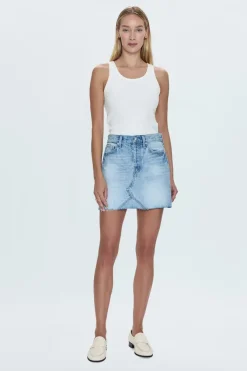 Kat High Rise Skirt in Academia