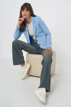 Katie Sweatshirt Blazer in ocean