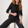 Katie Sweatshirt Blazer in black
