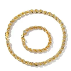 Killin It Rope Necklace – Gold