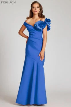 kimmie gown in ocean blue