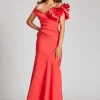 Kimmie Gown in tangerine