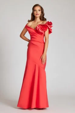 Kimmie Gown in tangerine