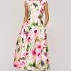 kristen tea length dress – coming may