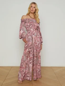 Lillian Satin Wide-Leg Pant