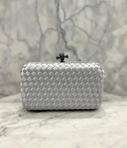 Lizette Clutch in silver