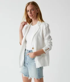 Lottie Blazer in white