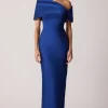 Lyra Assymetrical Off-Shoulder Gown