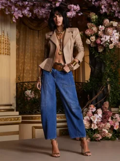Lyric Leather Peplum Jacket