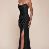 Madex Strapless Gown in black